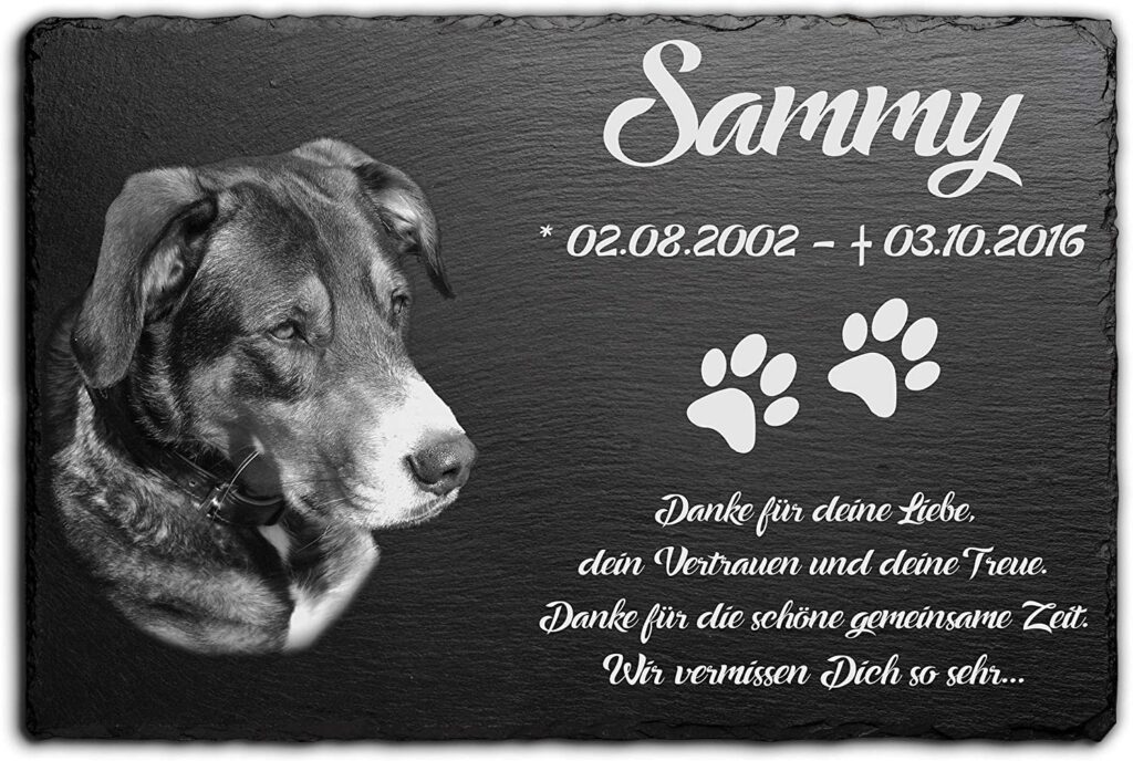 CHRISCK DESIGN plaque commémorative pour chien