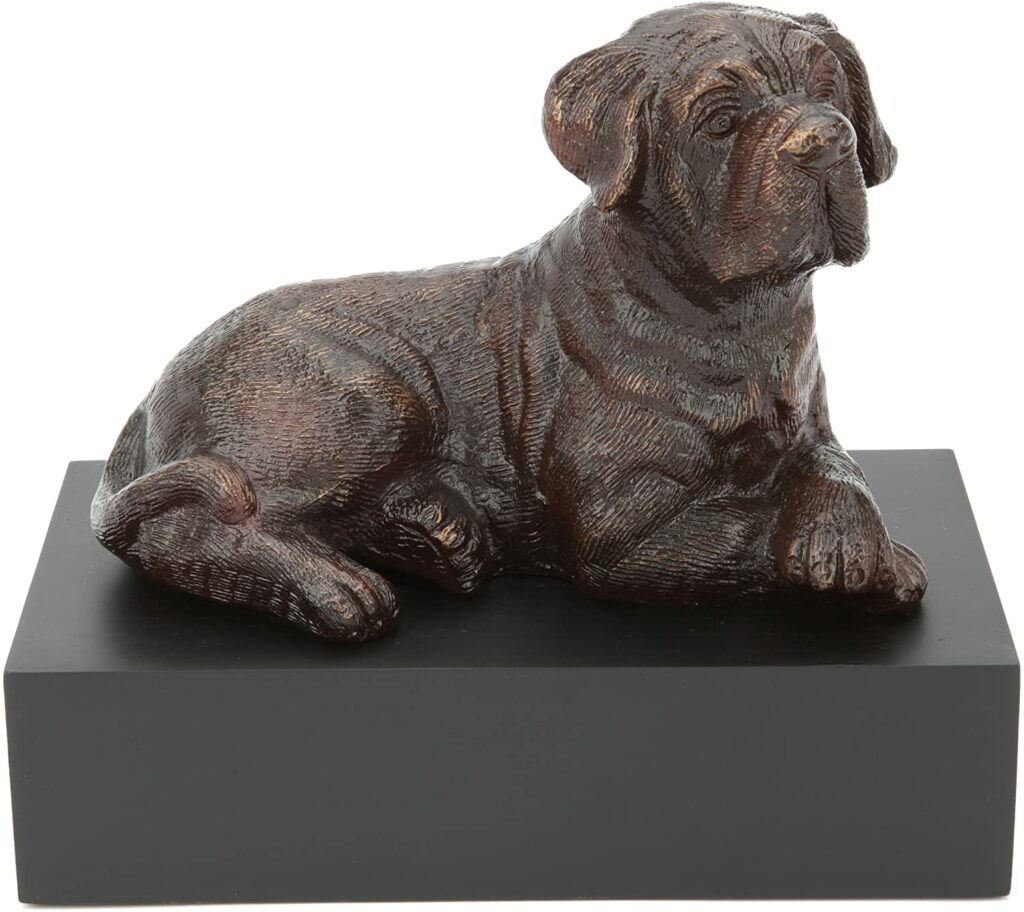 URNS UK Urne funéraire Infinity Dudley Art – Chien Bronze